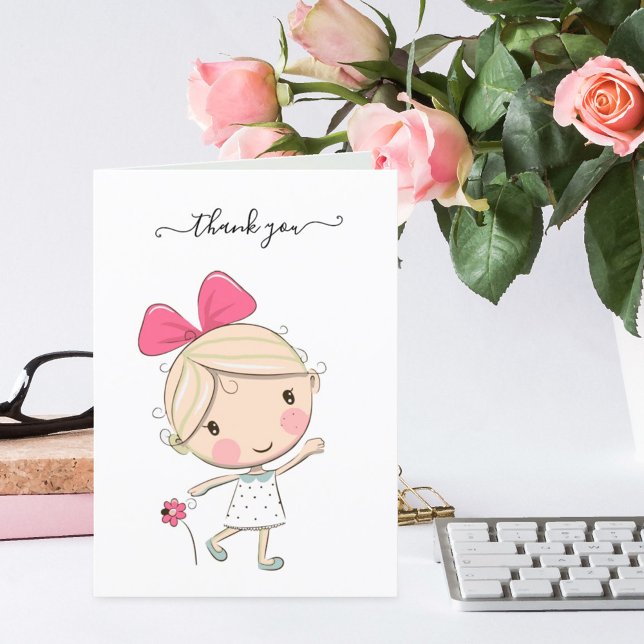 Niedliche Lehrerbewertung geklappt Dankeschön Kart Dankeskarte (Von Creator hochgeladen)