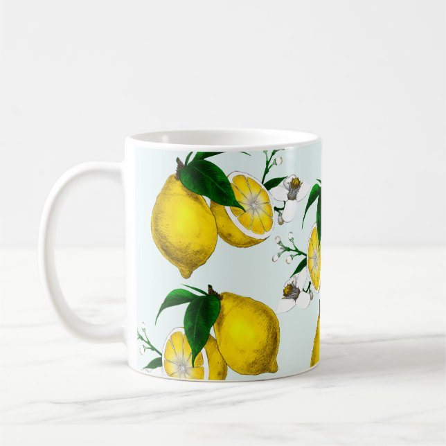 Niedliche Lemon-Kaffee-Tasse Kaffeetasse (Links)