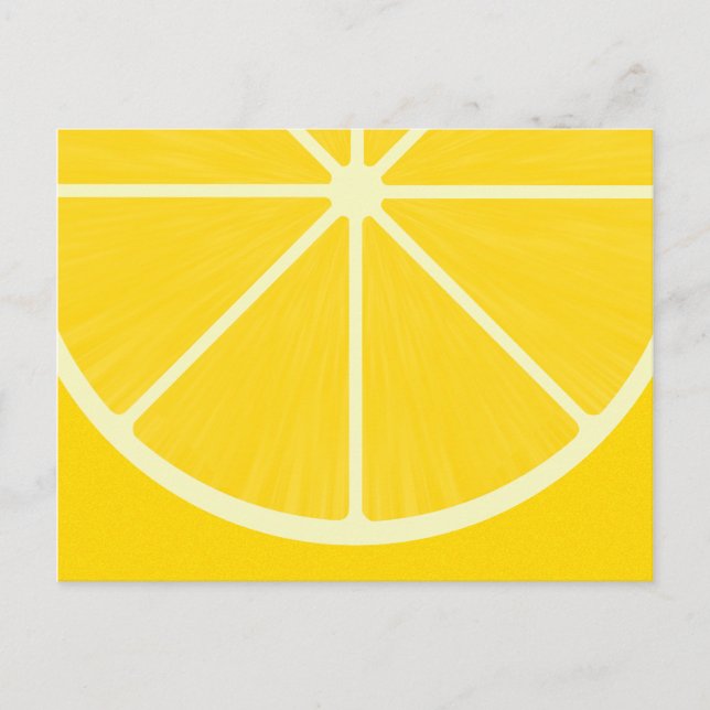 Niedliche Lemon Postkarte (Vorderseite)