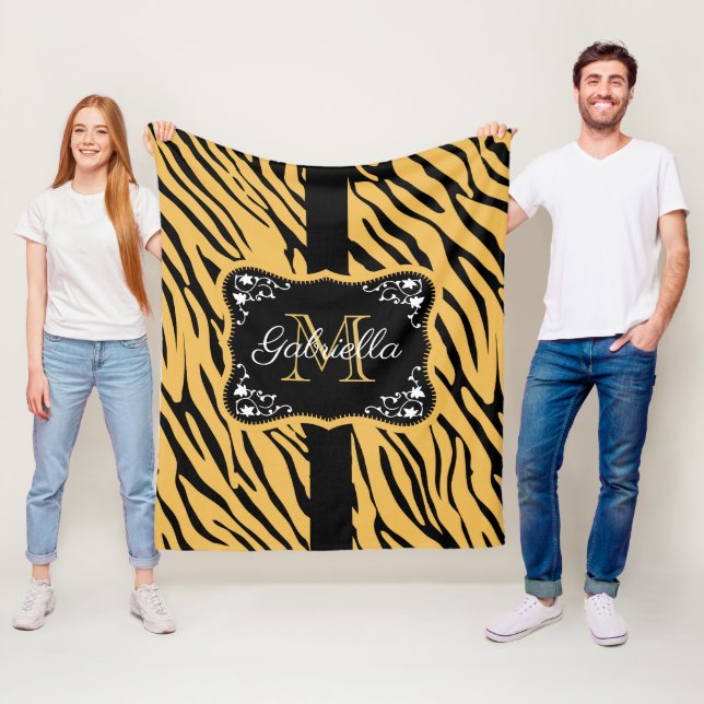 Niedliche Leopardrucke Fleecedecke (Beispiel)