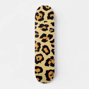 Niedliche Leopardrucke Skateboard