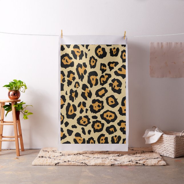 Niedliche Leopardrucke Stoff (Beispiel)