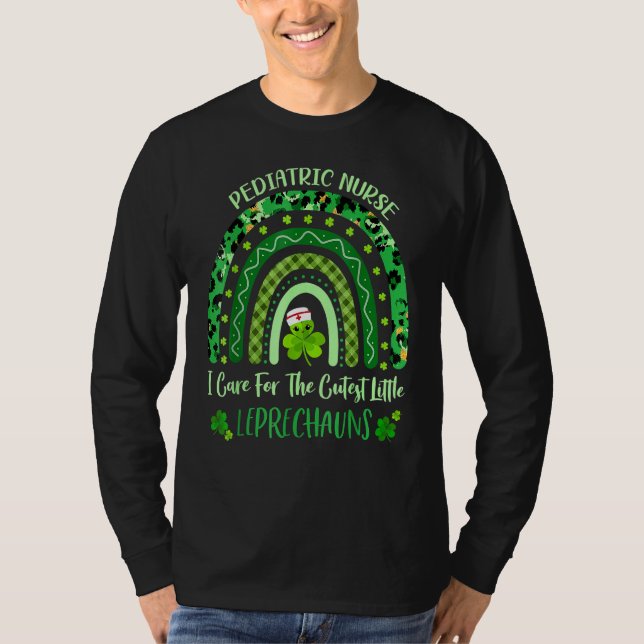 Niedliche Leprechaun Kinderkrankenheilkunde St Pat T-Shirt (Vorderseite)