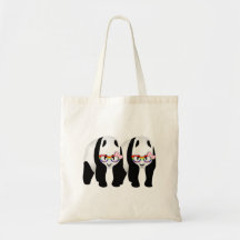 Niedliche Lesbische Pandas Rainbow-Brillen
