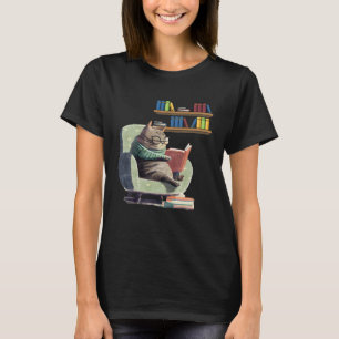 Niedliche Lesebuchworte Katze Lesen 2 T-Shirt