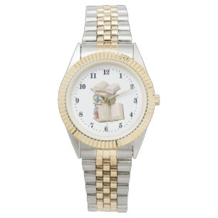 niedliche Leseliebhaber Armbanduhr