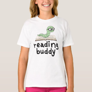 Niedliche Lesemaschine mit Buch lesen T-Shirt
