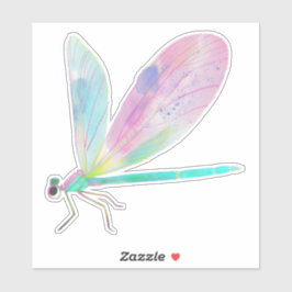 Niedliche Libelle Aufkleber