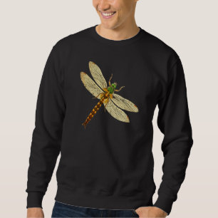 Niedliche Libelle Wings Antique Dragonfly Illustra Sweatshirt
