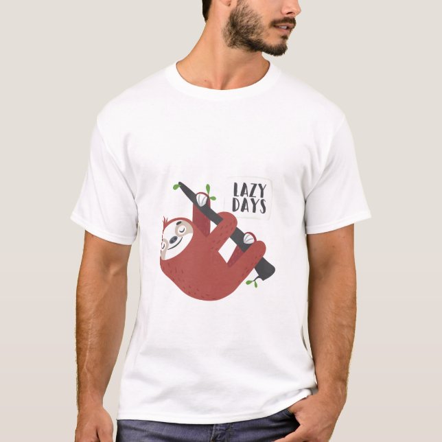 Niedliche Lichttage-Design T-Shirt (Vorderseite)