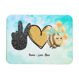 Niedliche Liebe Bienen Magnet