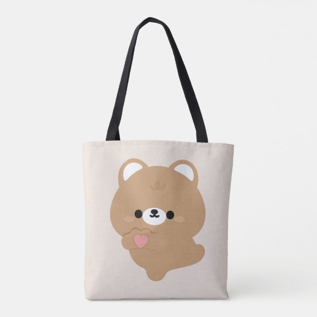 Niedliche Liebe Braunbär (Rückseite)