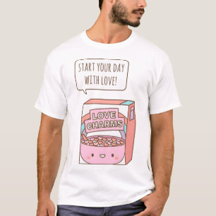 Niedliche Liebe Charms Frühstückszerealien T-Shirt