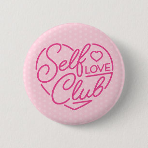 Niedliche Liebe Club Herzstück Button Schaltfläc