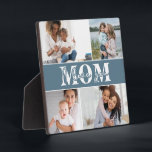 Niedliche LIEBE, DASS DU MAMA Foto Muttertag Fotoplatte<br><div class="desc">Niedlich I Liebe You Mama Mother's Day Foto Plaque enthält vier Ihrer Lieblings-Fotos mit dem Text "I Liebe you Mama" in der modernen weißen Typografie. Entworfen von ©Evco Studio www.zazzle.com/store/evcostudio</div>