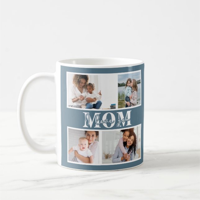 Niedliche LIEBE, DASS DU MAMA Foto Muttertag Kaffeetasse (Links)