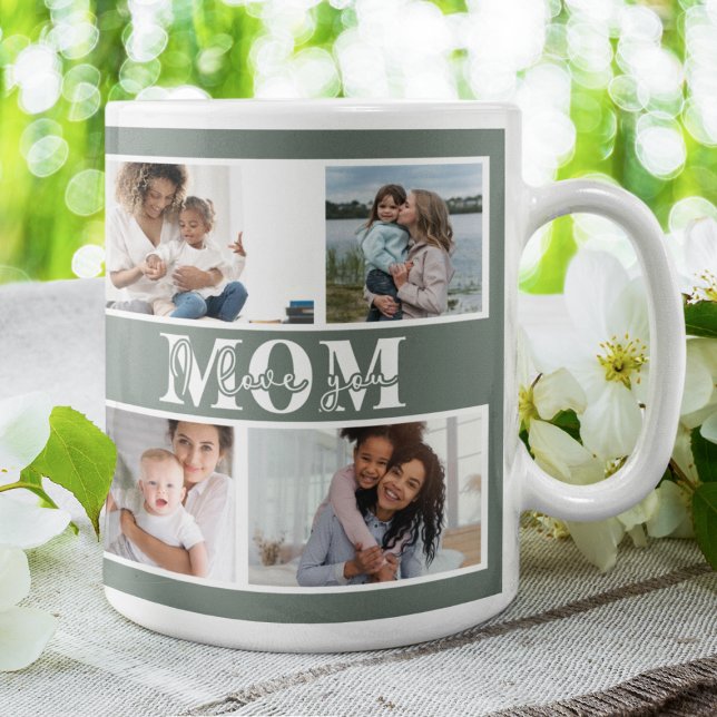 Niedliche LIEBE, DASS DU MAMA Foto Muttertag Kaffeetasse (Von Creator hochgeladen)