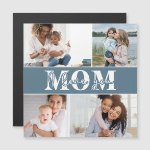 Niedliche LIEBE, DASS DU MAMA Foto Muttertag Magnetkarte