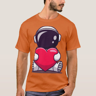 Niedliche Liebe des Astronauten T-Shirt