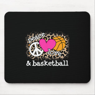 Niedliche Liebe des Friedens Bysketbyll Leopard Pr Mousepad