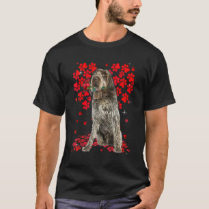 Niedliche Liebe Drahthaar Pointing Griffon Dog Val T-Shirt