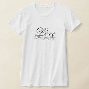 Niedliche Liebe Fotografie T-Shirt