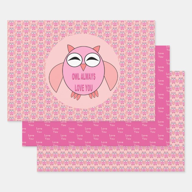 Niedliche Liebe Geschenkpapier Set (Set)