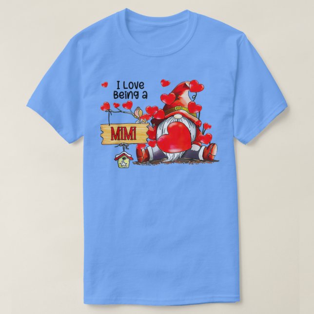Niedliche Liebe Gnome I als Mimi-Valentinmütter D T-Shirt (Design vorne)