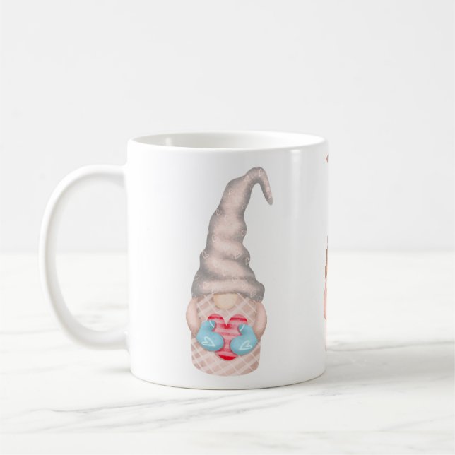 Niedliche Liebe Gnomes Kaffeetasse (Links)
