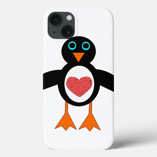Niedliche Liebe Heart Penguin iPad Fall Case-Mate iPhone Hülle (Rückseite)