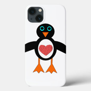 Niedliche Liebe Heart Penguin iPad Mini Fall Case-Mate iPhone Hülle