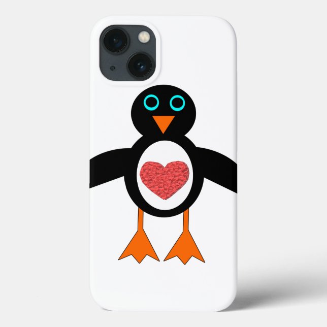 Niedliche Liebe Heart Penguin iPad Mini Fall Case-Mate iPhone Hülle (Rückseite)
