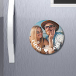Niedliche Liebe Herz Foto Paare Personalisierte Na Magnet<br><div class="desc">Niedliche Liebe Heart Foto Paare Personalisierte Names Magnete verfügt über Ihr Lieblings-Foto mit einem Liebe Herz und personalisiert mit Ihren Namen in modernen weißen Skripten. Personalisieren Sie diese, indem Sie den Text in dem dafür vorgesehenen Textfeld bearbeiten und ein eigenes Bild hinzufügen. Perfekte Geschenke für Paare, Freundinnen, Ehefrau, Liebste und...</div>