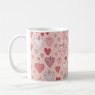 Niedliche Liebe Herz-Muster Tasse Geschenk