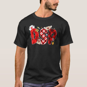 Niedliche Liebe Herz Stethoscope DSP Nurse Life Va T-Shirt