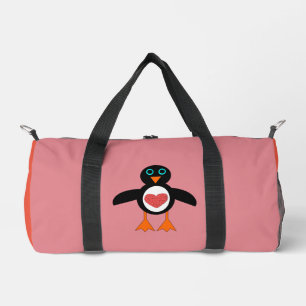 Niedliche Liebe Herzpinguin Duffle Bag