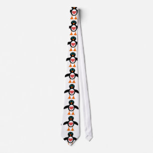 Niedliche Liebe Herzpinguin Krawatte