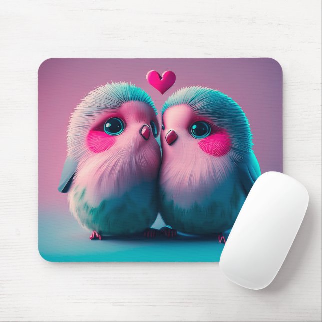 Niedliche Liebe Herzstück Valentine Inspiriert Art Mousepad (Mit Mouse)