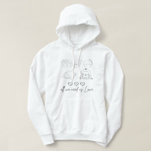 niedliche Liebe Hoodie