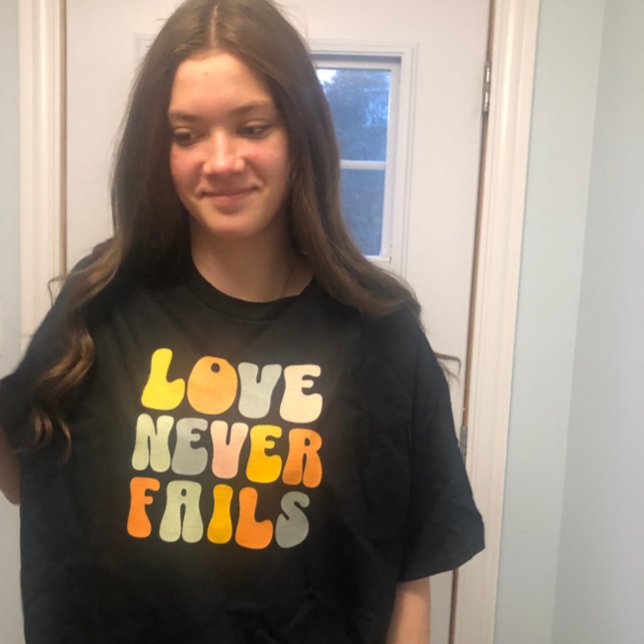 NIEDLICHE LIEBE in Pastellfarben NIE Schwarzer T - T-Shirt (ok nannie take my picture!)