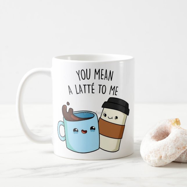 niedliche Liebe Kaffeetasse (Mit Donut)