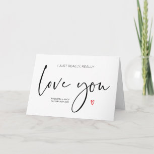 Niedliche Liebe-Karte für Ehemann-Geschenk für Fre Karte