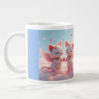 Niedliche Liebe Katzen Jumbo-Tasse