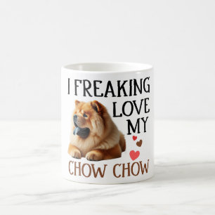 Niedliche Liebe mein Chow Chow Dog Kaffeetasse