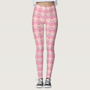 Niedliche Liebe-Nachricht Owl-Leggings Leggings