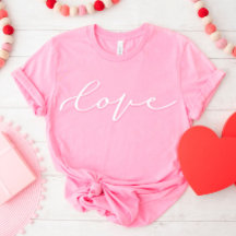 Niedliche Liebe Script Valentine's Day Shirt