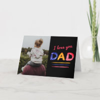 Niedliche Liebe Sie Vater Schreiben Vater Foto