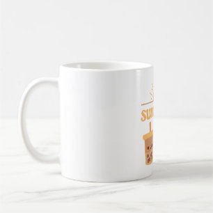 Niedliche Liebe Sonnenschein und Boba Tee Kaffeetasse