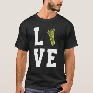 Niedliche Liebe Spargel Kostüme Gemüse T-Shirt