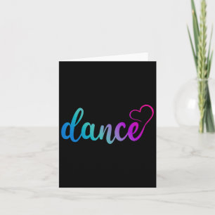 Niedliche Liebe Tanz Stilvolle Tänzerin Lover Tanz Karte